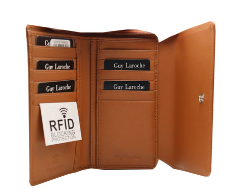 Δερμάτινο πορτοφόλι Guy Laroche 23312 ταμπά